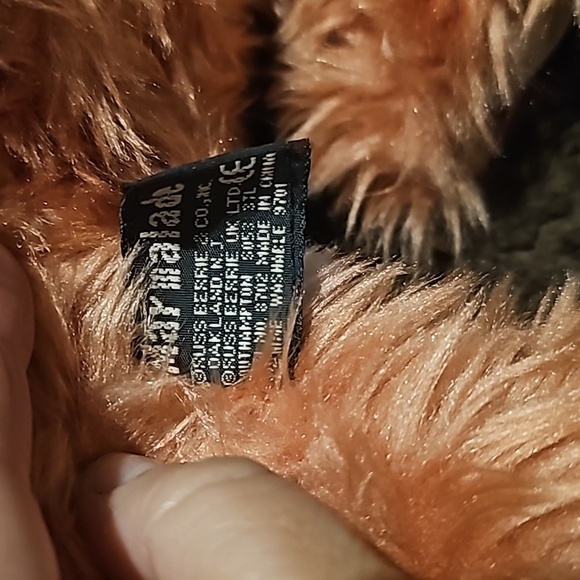 Russ Berrie Marmalade Pink Bear Plush Stuffed Animal Toy Plush From The Past 13" - Picture 4 of 4